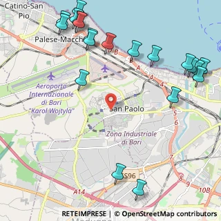 Mappa Via Peppino Franco, 70132 Bari BA, Italia (3.1965)
