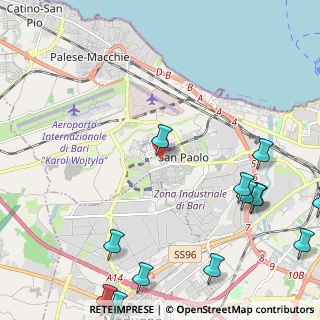 Mappa Via Peppino Franco, 70132 Bari BA, Italia (3.55429)