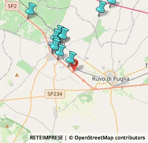 Mappa SP231, 70037 Ruvo di Puglia BA, Italia (4.24364)