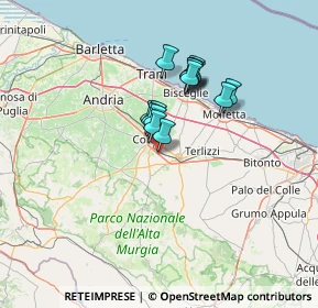 Mappa SP231, 70037 Ruvo di Puglia BA, Italia (9.72071)