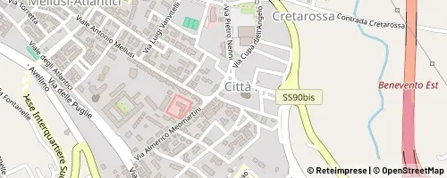 Mappa Benevento