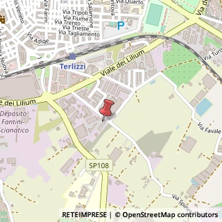 Mappa Via Spineto, 22, 70038 Terlizzi, Bari (Puglia)