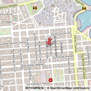 Mappa Via Roberto da Bari, 56, 70122 Bari, Bari (Puglia)