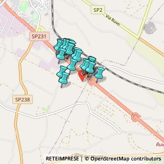 Mappa SP  231 Km. 30+600, 70033 Corato BA, Italia (0.61786)