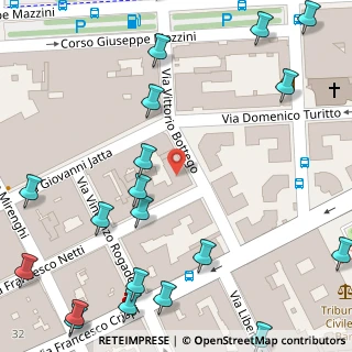 Mappa Via Vittorio Bottego, 70123 Bari BA, Italia (0.1105)