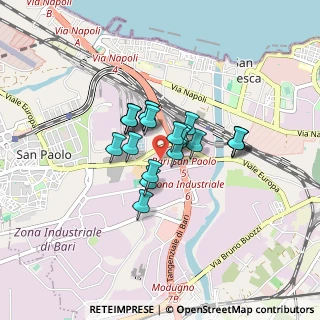 Mappa Zona Industriale, 70132 Zona Industriale BA, Italia (0.561)