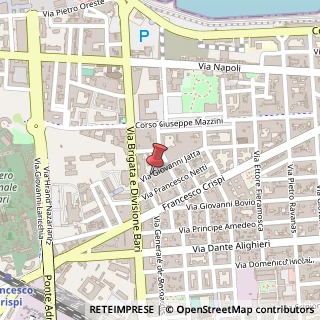 Mappa Via Jatta Giovanni, 46/ab, 70123 Bari, Bari (Puglia)
