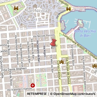 Mappa Via Alessandro Maria Calefati, 20, 70121 Bari, Bari (Puglia)