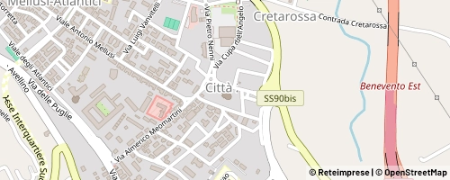 Mappa Benevento