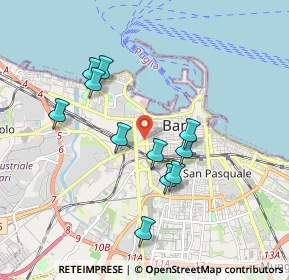 Mappa Via F. Crispi, 70123 Bari BA, Italia (1.78727)