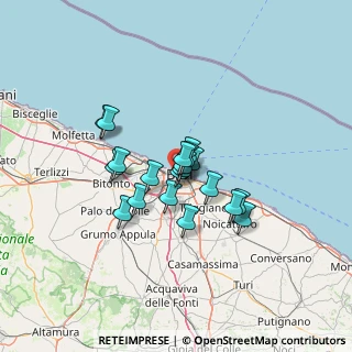 Mappa Via Fratelli Bandiera, 70123 Bari BA, Italia (9.483)