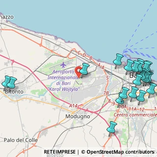Mappa Via Francesco Eugenio Silvestri, 70132 Bari BA, Italia (6.7475)