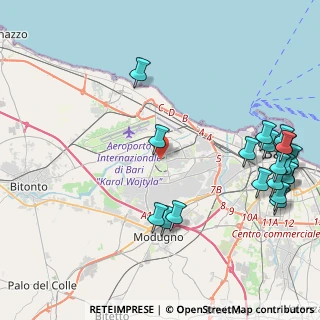 Mappa Via Francesco Eugenio Silvestri, 70132 Bari BA, Italia (5.8935)