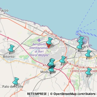 Mappa Via Francesco Eugenio Silvestri, 70132 Bari BA, Italia (5.5225)