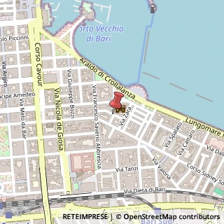 Mappa Via Vincenzo de Romita, 3, 70121 Bari, Bari (Puglia)