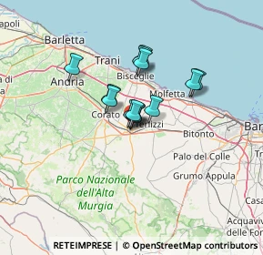 Mappa Via Mondragone, 70037 Ruvo di Puglia BA, Italia (8.80308)