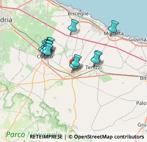 Mappa Via Mondragone, 70037 Ruvo di Puglia BA, Italia (6.34643)