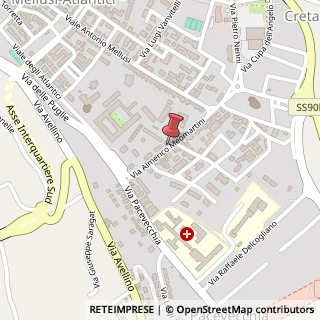 Mappa Via Almerico Meomartini, 3, 82100 Benevento, Benevento (Campania)