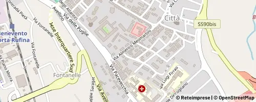 Mappa Benevento