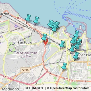 Mappa Via Pasquale La Rotella, 70132 Bari BA, Italia (2.38)