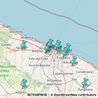 Mappa Viale Puglia, 70132 Bari BA, Italia (14.92091)
