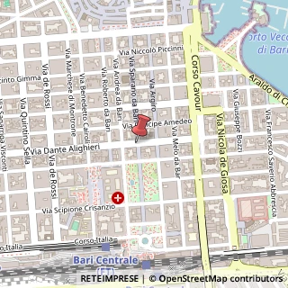Mappa Via sparano da bari 118, 70121 Bari, Bari (Puglia)