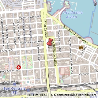 Mappa Corso Cavour, 60, 70121 Bari, Bari (Puglia)