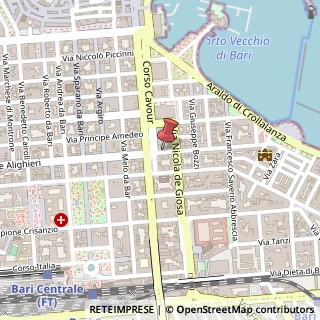 Mappa Via Matteo Renato Imbriani, 12/14, 70122 Bari, Bari (Puglia)
