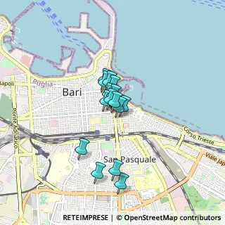 Mappa Via Corso Camillo Benso Cavour, 70121 Bari BA, Italia (0.56867)