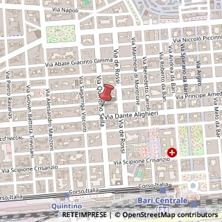 Mappa Via Quintino Sella, 122, 70122 Bari, Bari (Puglia)