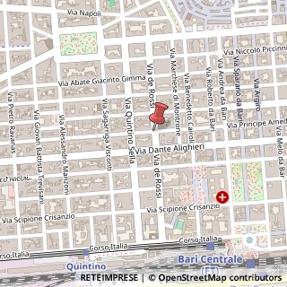 Mappa Via de rossi 91, 70122 Bari, Bari (Puglia)