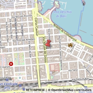 Mappa Via Cardassi, 26, 70121 Bari, Bari (Puglia)