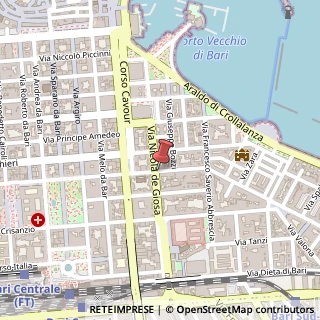 Mappa Via Cardassi, 31, 70121 Bari, Bari (Puglia)
