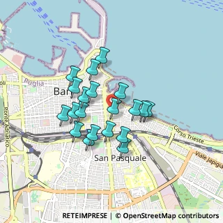 Mappa Via Matteo Renato Imbriani, 70122 Bari BA, Italia (0.7455)