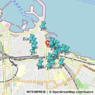 Mappa Via Matteo Renato Imbriani, 70122 Bari BA, Italia (0.7325)