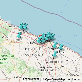 Mappa Via Mario Cascella, 70132 Bari BA, Italia (10.36067)