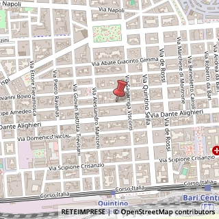 Mappa Via Principe Amedeo, 255, 70122 Bari, Bari (Puglia)