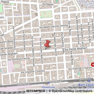 Mappa Via Dante, 294, 70122 Bari, Bari (Puglia)