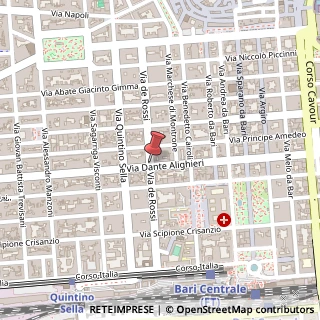 Mappa Via De Rossi,  126, 70122 Bari, Bari (Puglia)