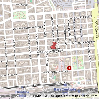 Mappa Via Dante, 152, 70122 Bari, Bari (Puglia)