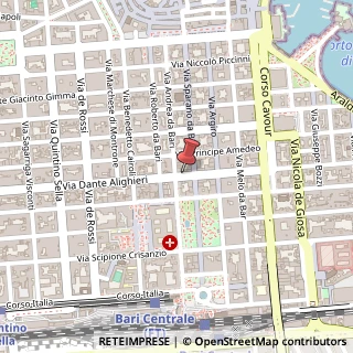 Mappa Via Dante Alighieri, 69, 70122 Bari, Bari (Puglia)