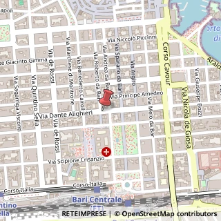 Mappa Via Dante Alighieri,  85, 70122 Bari, Bari (Puglia)