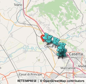 Mappa Via Maiorise, 81043 Capua CE, Italia (6.46765)
