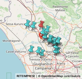 Mappa Via Maiorise, 81043 Capua CE, Italia (10.61)