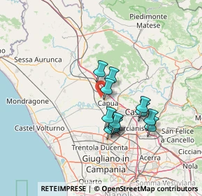 Mappa Via Maiorise, 81043 Capua CE, Italia (11.82333)