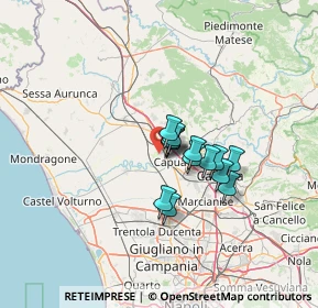 Mappa Via Maiorise, 81043 Capua CE, Italia (8.73)