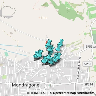 Mappa Via Croce di Monte, 81034 Mondragone CE, Italia (0.35)