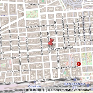 Mappa Via Quintino Sella,  129, 70122 Bari, Bari (Puglia)