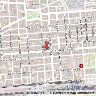 Mappa Via Dante Alighieri,  225, 70122 Bari, Bari (Puglia)