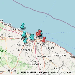 Mappa Via Dante, 70122 Bari BA, Italia (8.71286)